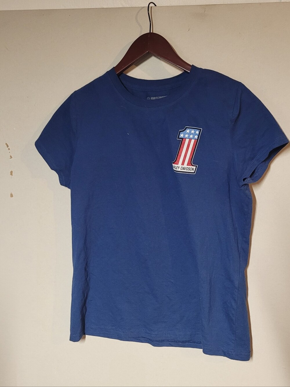 Harley-Davidson Women's Blue Logo Tee